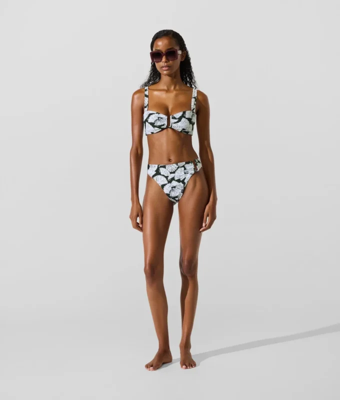 Bikiny s potiskem vějířů Bikiny s potiskem vějířů