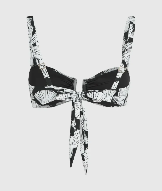 Bikiny s potiskem vějířů Bikiny s potiskem vějířů