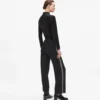 Bouclé detailní pletené kalhoty Bouclé detailní pletené kalhoty