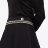Bouclé detailní pletená sukně Bouclé detailní pletená sukně