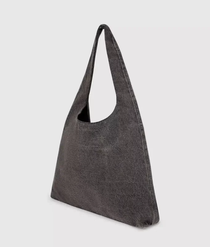 Denimová taška typu hobo Denimová taška typu hobo