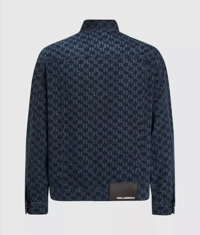 Džínová bunda s celoplošným monogramem Džínová bunda s celoplošným monogramem