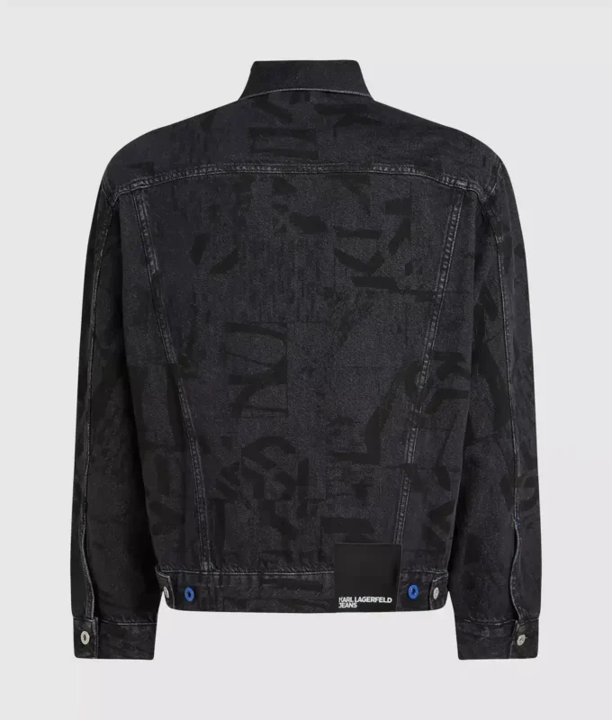 Džínová bunda s celoplošným monogramem Džínová bunda s celoplošným monogramem