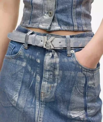 Džínový opasek s logem K