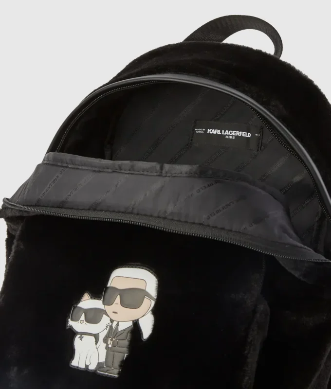Dívčí batoh Ikon z umělé kožešiny