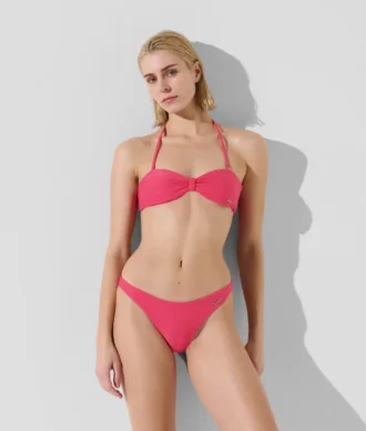ŽEBROVANÉ BANDEAU BIKINI TOP