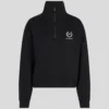 HOTEL KARL LOUNGEWEAR HALF-ZIP SWEATSHIRT
