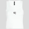 IKON CROPPED PAJAMA TANK TOP