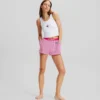 IKON CROPPED PAJAMA TANK TOP