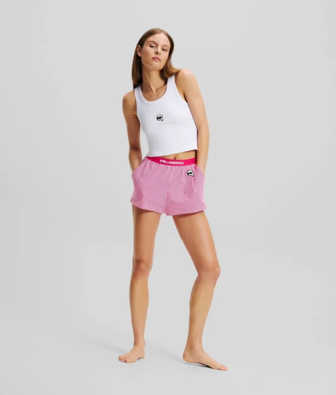 IKON CROPPED PAJAMA TANK TOP