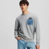 IKON DENIM POCKET SWEATSHIRT IKON DENIM POCKET SWEATSHIRT