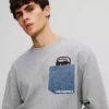 IKON DENIM POCKET SWEATSHIRT IKON DENIM POCKET SWEATSHIRT