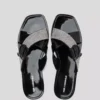 IKON NFT JELLY RHINESTONE SANDALS