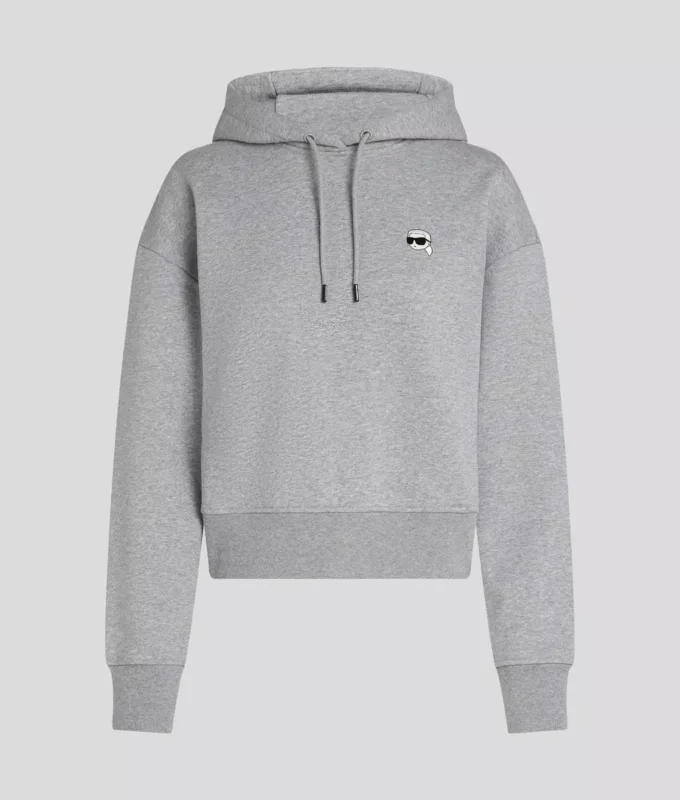IKON PATCH CROPPED HOODIE
