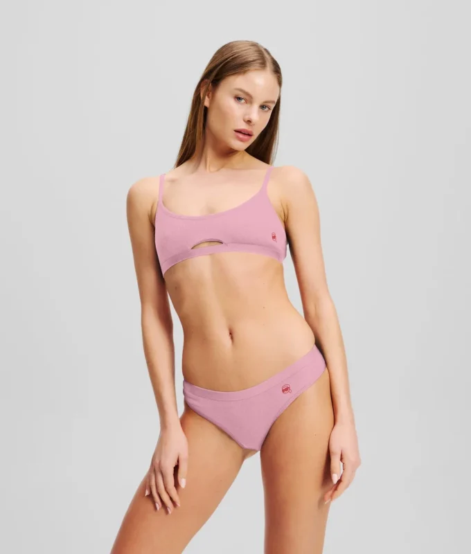 IKON RIBBED PEEPHOLE BRALETTE IKON RIBBED PEEPHOLE BRALETTE