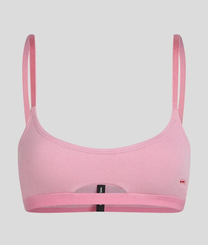 IKON RIBBED PEEPHOLE BRALETTE IKON RIBBED PEEPHOLE BRALETTE