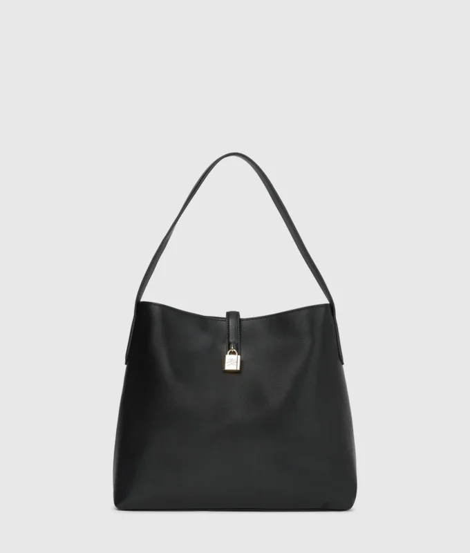 K/Autograph hobo taška s visacím zámkem