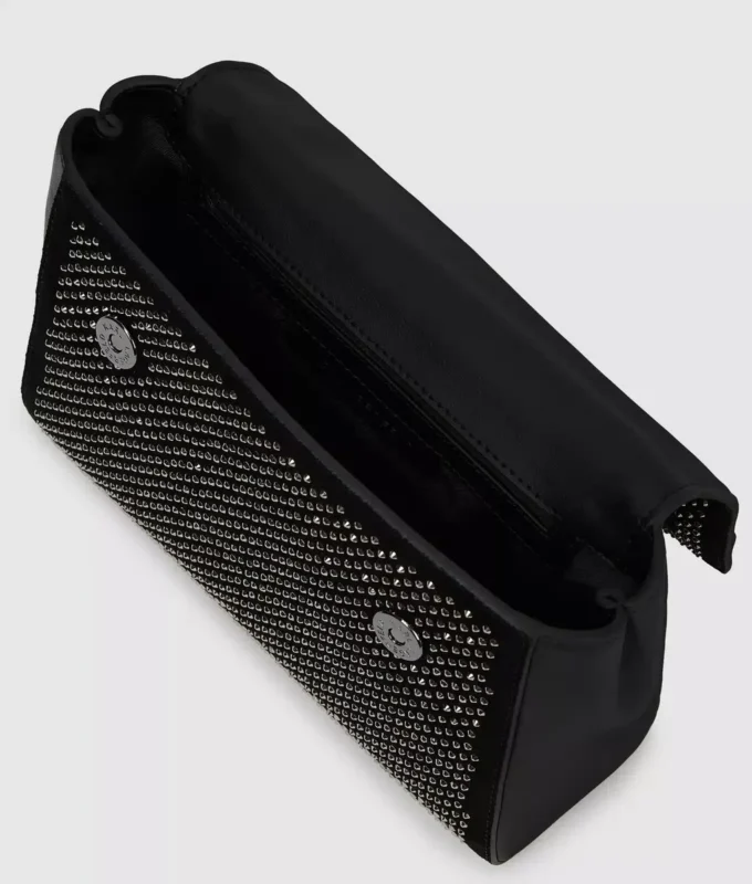 K/Autograph kabelka s rhinestones a horním uchem