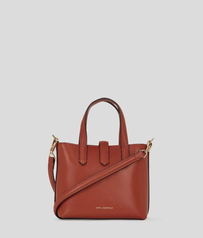 K/AUTOGRAPH PADLOCK MINI TOTE BAG K/AUTOGRAPH PADLOCK MINI TOTE BAG