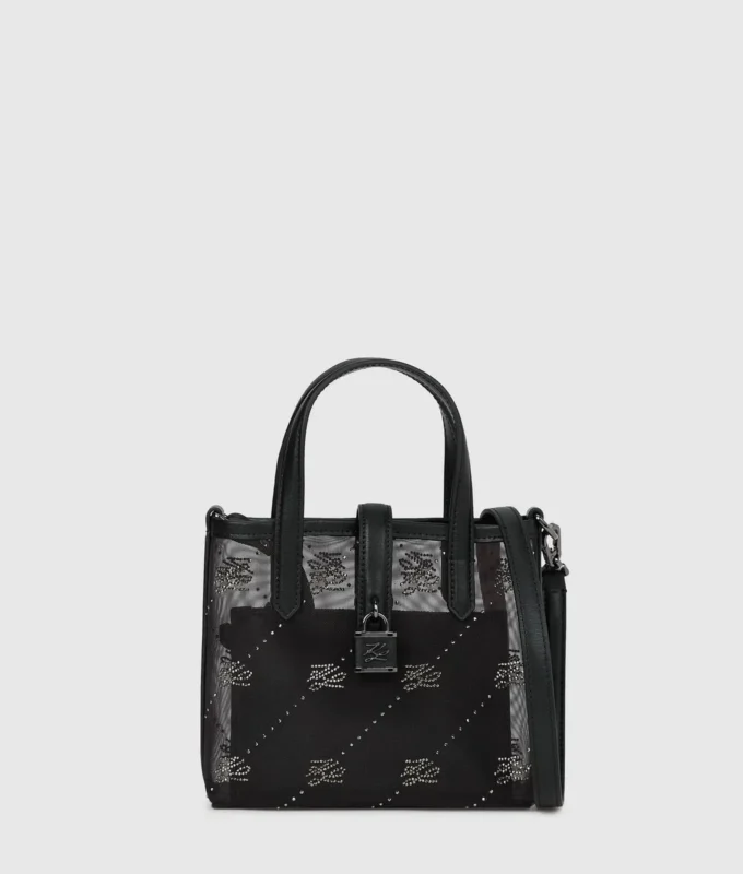 K/Autograph padlock rhinestone tote bag K/Autograph padlock rhinestone tote bag