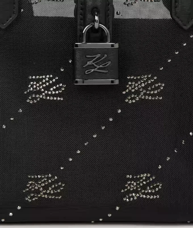 K/Autograph padlock rhinestone tote bag K/Autograph padlock rhinestone tote bag