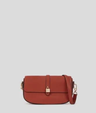 K/AUTOGRAPH PADLOCK SHOULDER BAG