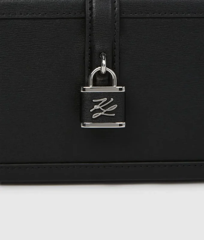 K/Autograph padlock trunk clutch