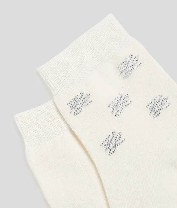 K/AUTOGRAPH RHINESTONE SOCKS – 2-PACK K/AUTOGRAPH RHINESTONE SOCKS – 2-PACK