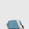 K/CIRCLE PERFORATED CROSSBODY BAG