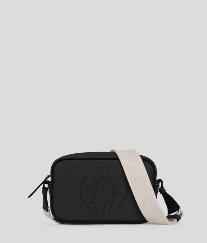 K/CIRCLE PERFORATED CROSSBODY BAG K/CIRCLE PERFORATED CROSSBODY BAG
