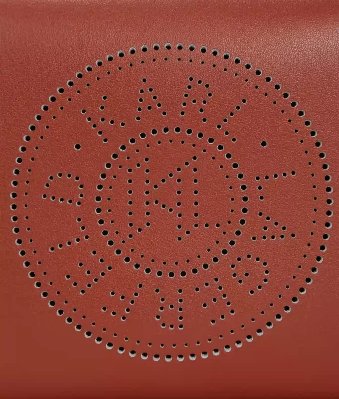 K/CIRCLE PERFORATED CROSSBODY BAG