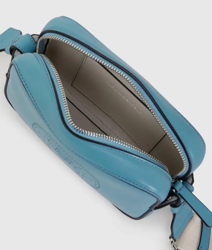 K/CIRCLE PERFORATED CROSSBODY BAG