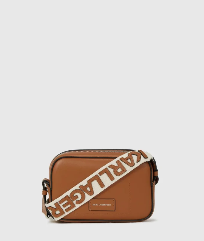 K/CIRCLE PERFORATED CROSSBODY BAG K/CIRCLE PERFORATED CROSSBODY BAG