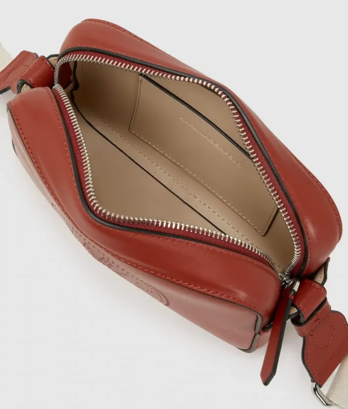 K/CIRCLE PERFORATED CROSSBODY BAG