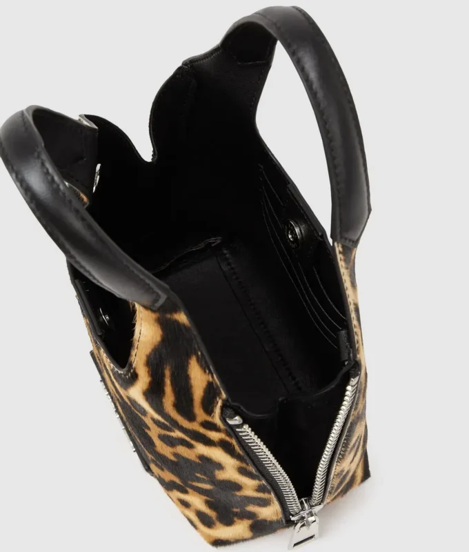 K/Hardware mini taška s leopardím potiskem K/Hardware mini taška s leopardím potiskem