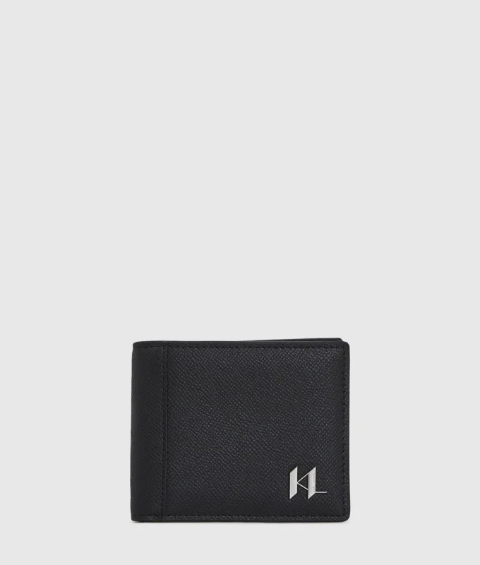 K/Kožená peněženka s monogramem K/Kožená peněženka s monogramem