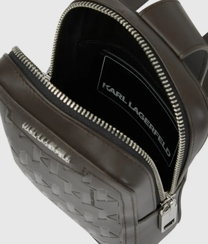 K/LOOM LEATHER SMALL SLING BAG