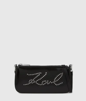 K/Signature crossbody taška s cvočky K/Signature crossbody taška s cvočky