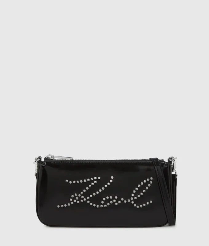K/Signature crossbody taška s cvočky K/Signature crossbody taška s cvočky
