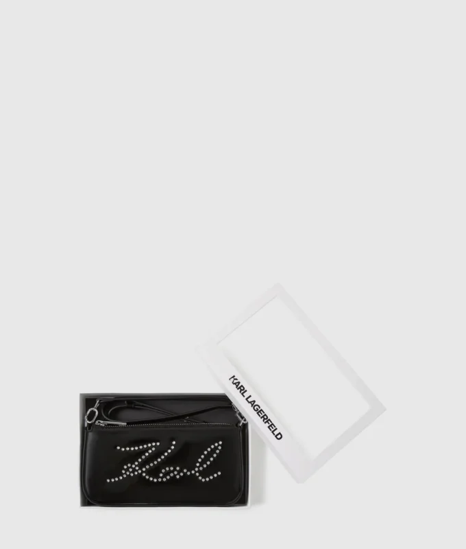 K/Signature crossbody taška s cvočky K/Signature crossbody taška s cvočky
