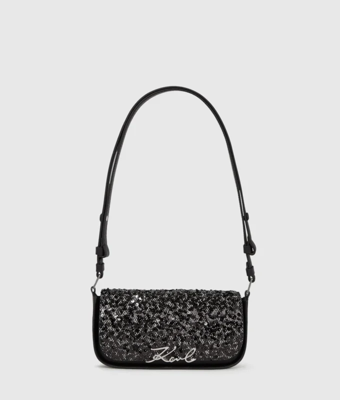 K/Signature crossbody taška s flitry K/Signature crossbody taška s flitry