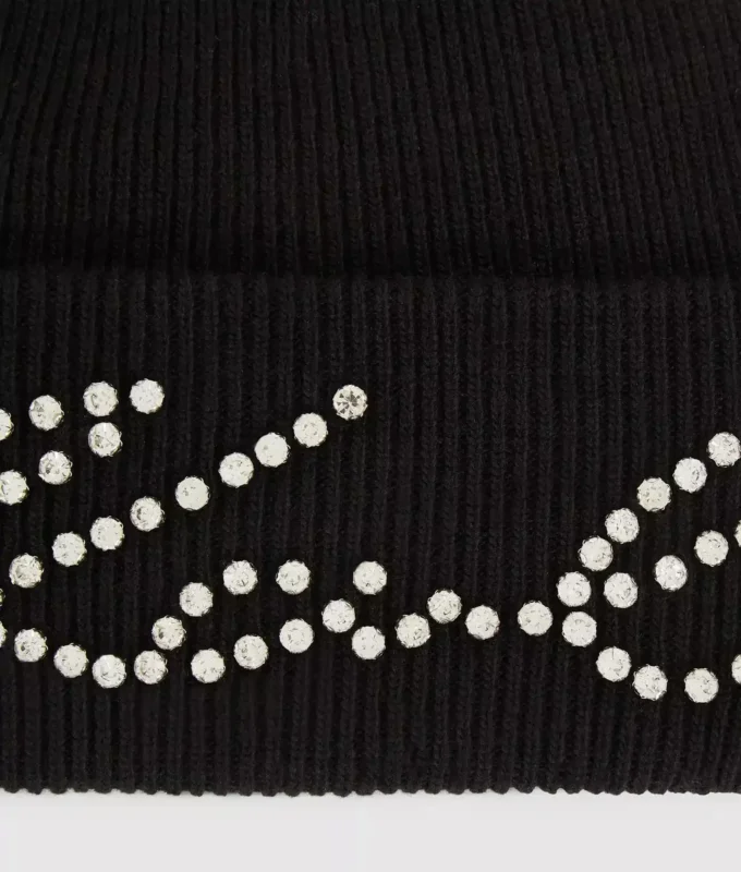 K/Signature čepice s kamínky K/Signature čepice s kamínky