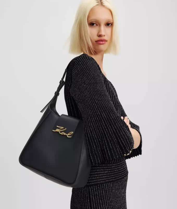 K/SIGNATURE HOBO BAG K/SIGNATURE HOBO BAG