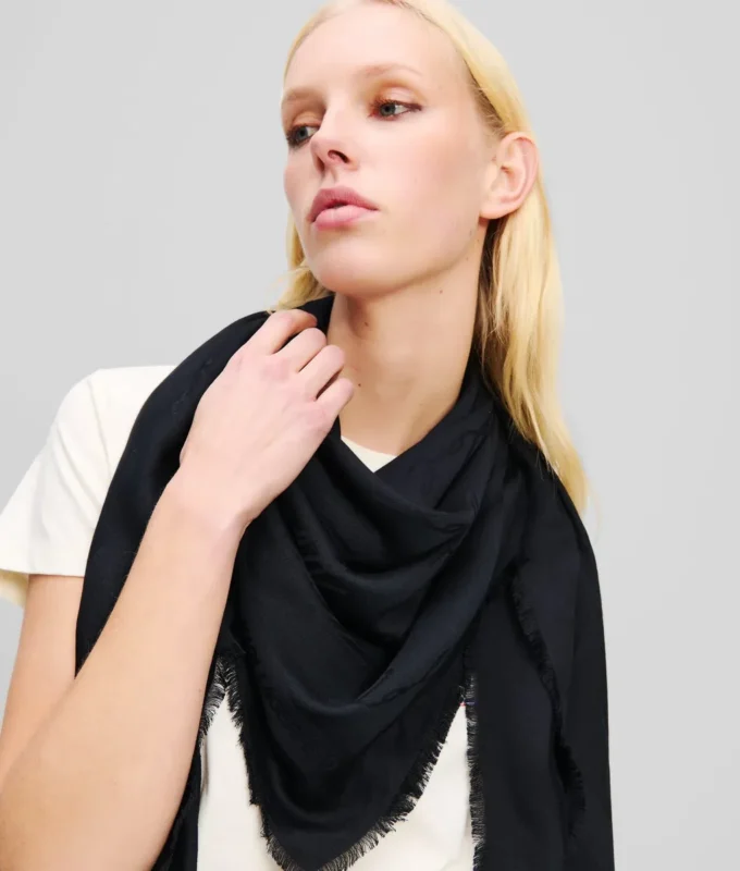 K/SIGNATURE JACQUARD SCARF