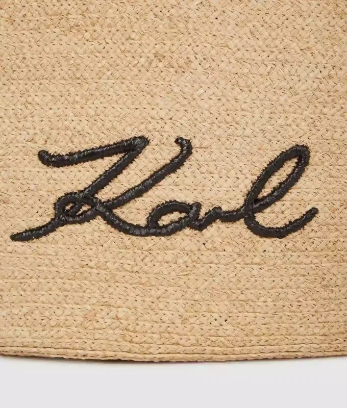 K/Signature plážová taška se zoubkovaným lemem K/Signature plážová taška se zoubkovaným lemem