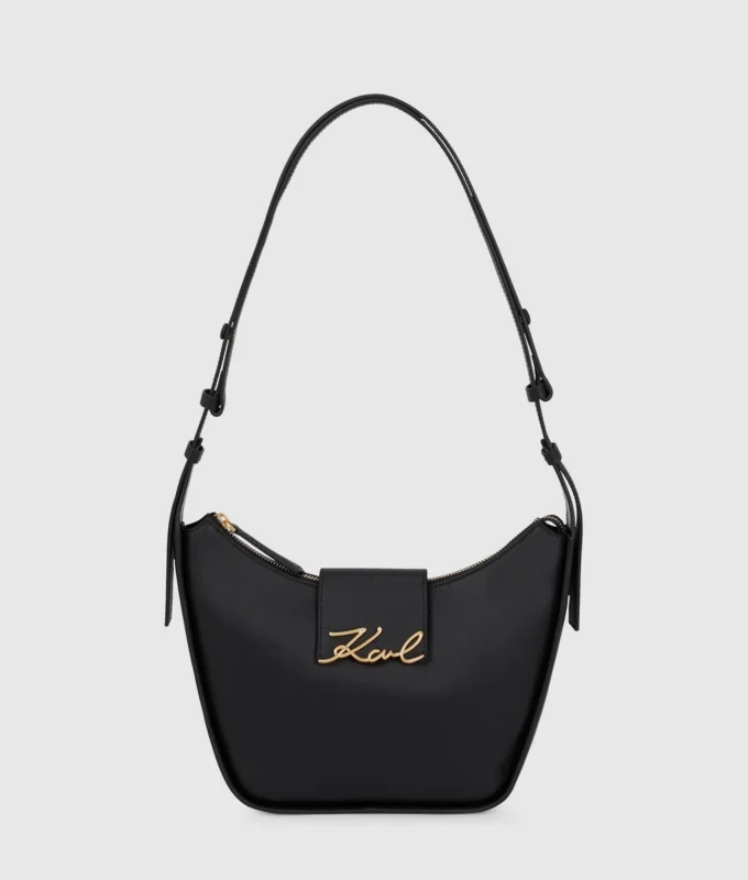 K/Signature střední taška přes rameno na zip K/Signature střední taška přes rameno na zip