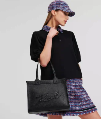 K/SKUARE GRAINY MEDIUM TOTE BAG K/SKUARE GRAINY MEDIUM TOTE BAG