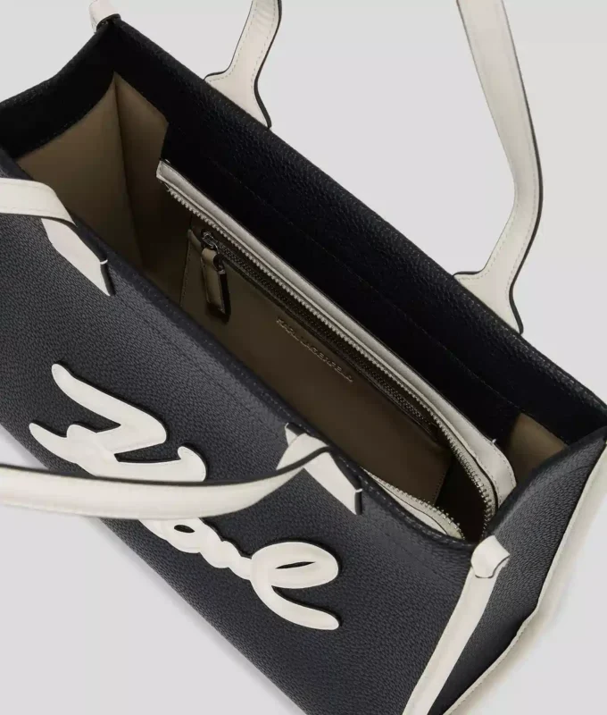 K/SKUARE GRAINY MEDIUM TOTE BAG