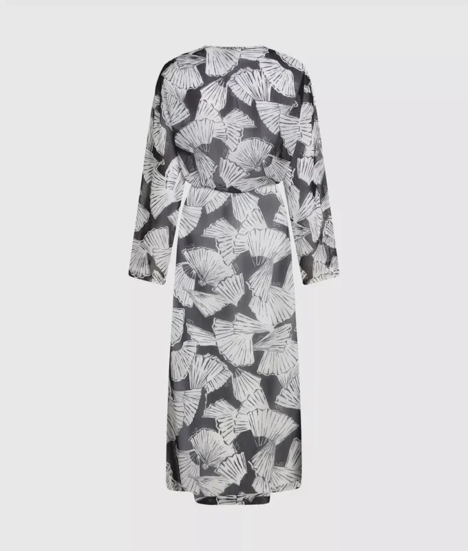 Kaftan s potiskem vějířů