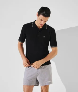 KL X BORSALINO PLETENÉ POLO tričko
